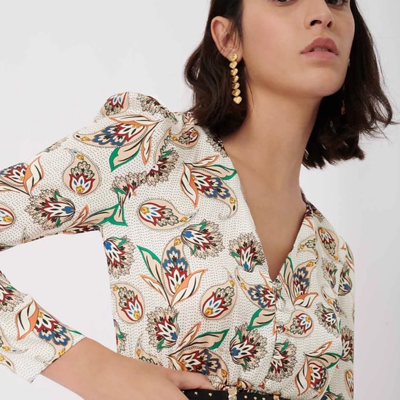 Risleya Paisley Print Midi Dress - Picture 3 of 5